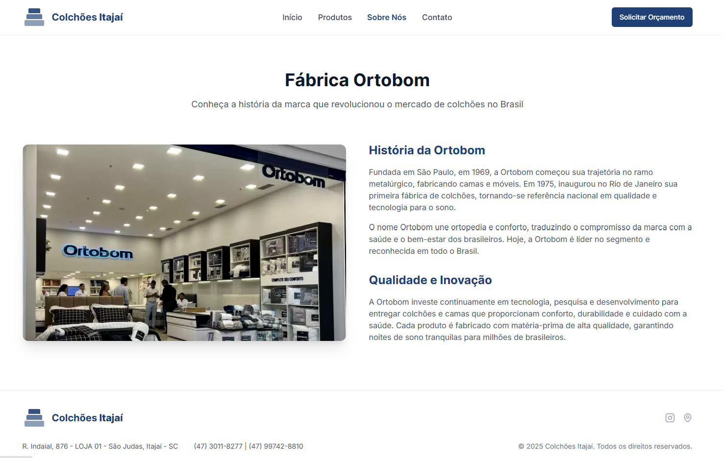 Ortobom Itajaí screenshot 4